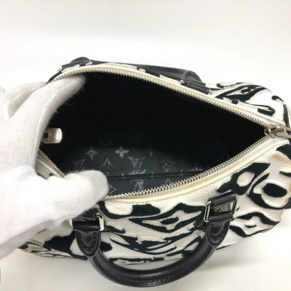 LOUIS VUITTON Tufted - Monogram Canvas VxUF Speedy-Bandouliere25 Hand Bad - Picture 2 of 16